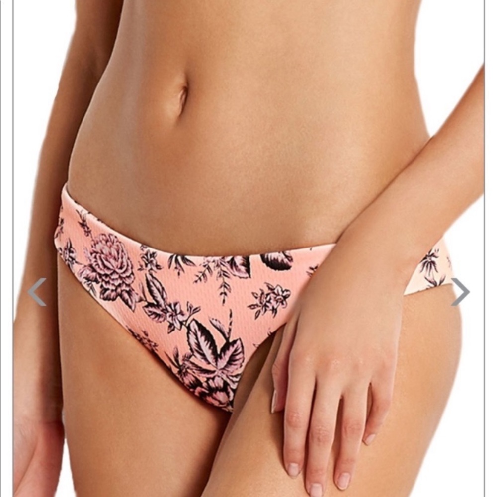 Seafolly Reversible Ruched Brazilian Bikini Bottom
